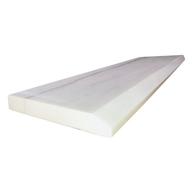 Bianco Dolomiti Marble 36 x 6 x 3/4 inches - Polished, Single Hollywood