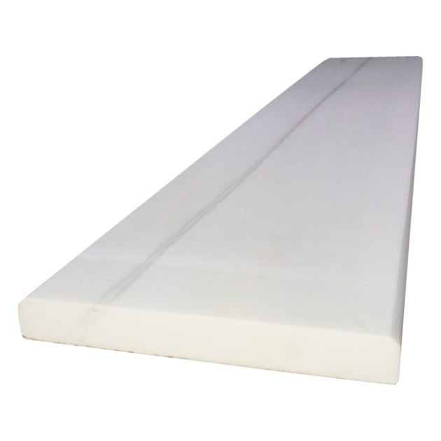 Bianco Dolomiti Marble 36 x 6 x 3/4 inches - Polished, Standard Bevel