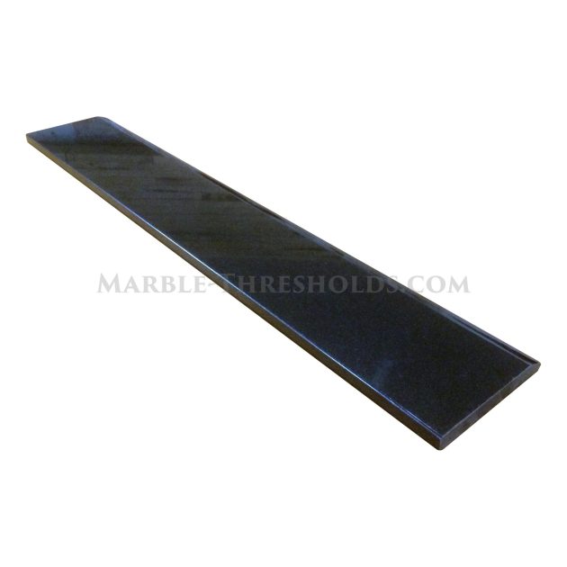 Umbral de puerta de granito absoluto negro - 24 x 3 x 3/4 pulgadas - Pulido, biselado estándar