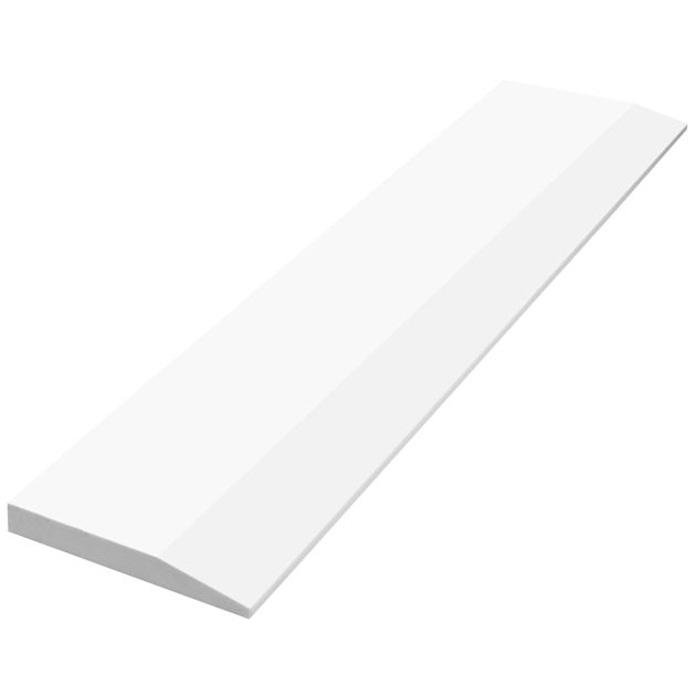 Pure White Quartz Threshold - 24 x 3 x 3/4 inches - Honed, Single Hollywood