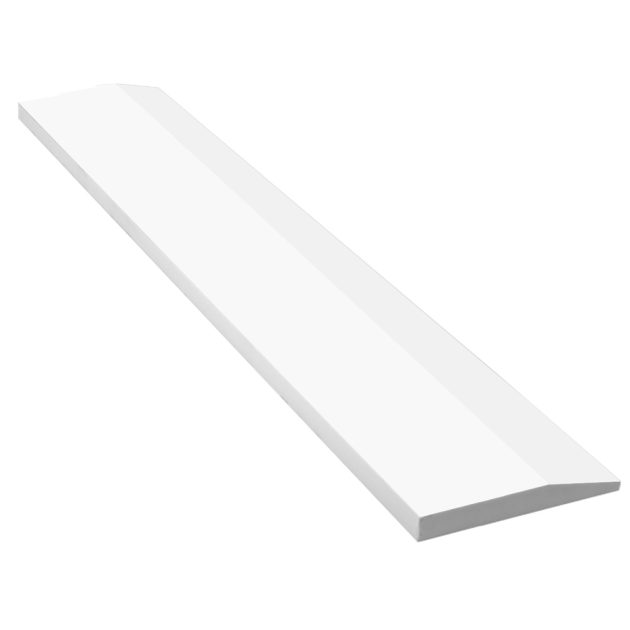 Pure White Quartz Threshold - 30 x 4 x 3/4 inches - Honed, Single Hollywood