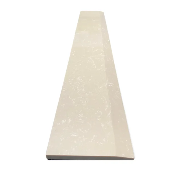 Umbral de mármol Crema Marfil - 24 x 3 x 3/4 pulgadas - Pulido, único Hollywood