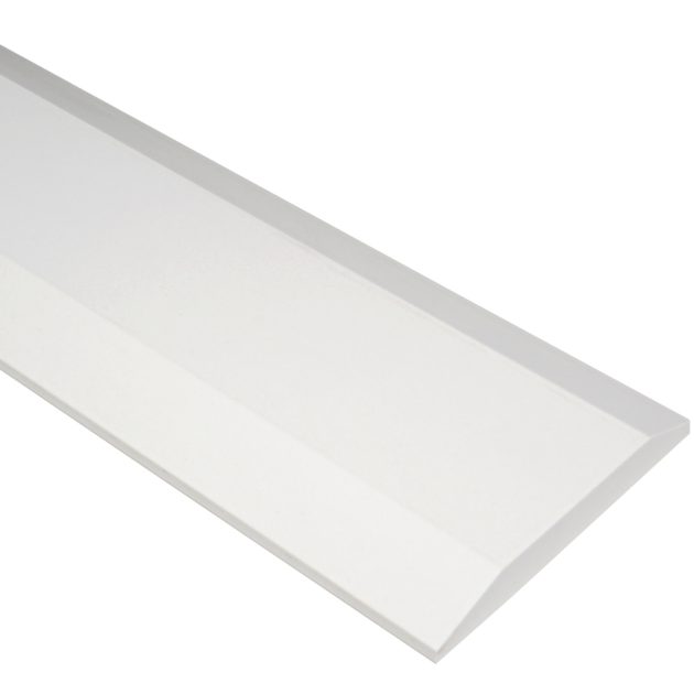 Pure White Quartz Threshold - 24 x 3 x 3/4 inches - Polished, Double Hollywood