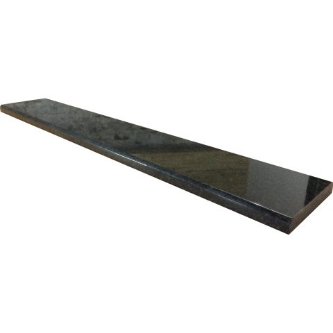 Black Absolute Granite - 5" (width) x 28" (length) x 3/4" thickness  - Bevel 1/4" - Polished