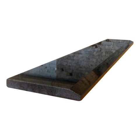 Black Absolute Granite Threshold - 36 x 6 x 3/4 inches - Honed, Single Hollywood