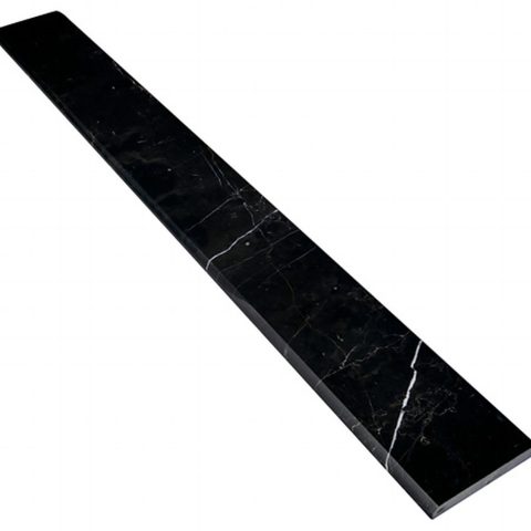 Nero Marquina Marble - 24 inches x 3 inches 3/4 inches - Polished - Standard Bevel